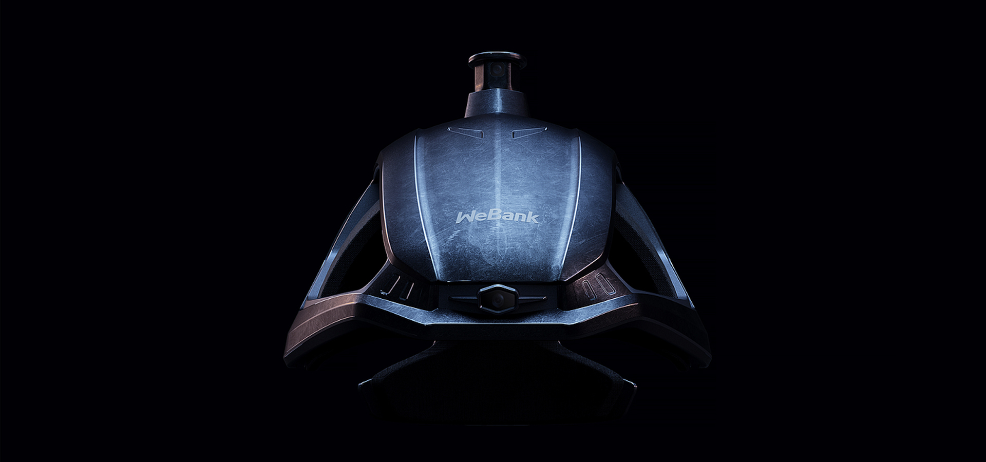 银行智能安全帽产品结构设计设计案例图片