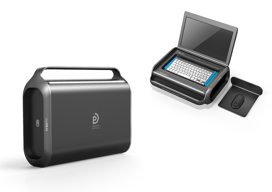 电力设备工业设计移动电力设备结构设计,便携式放电检测仪设计