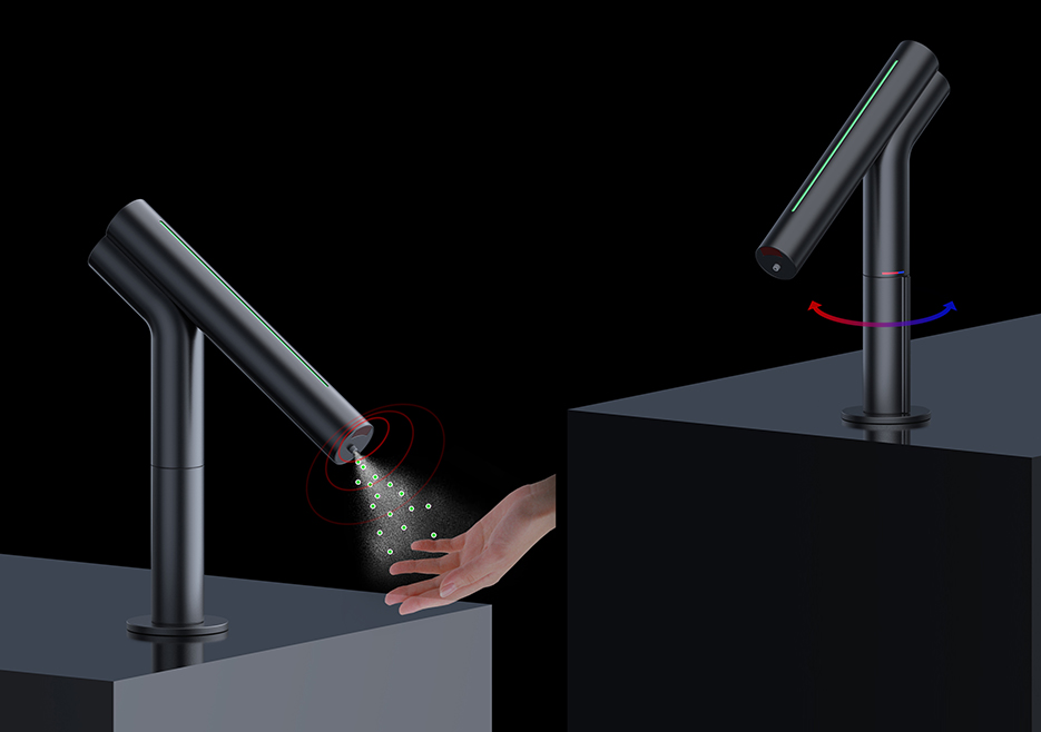 深圳工业设计公司：传感器水龙头消费电子设计案例图片